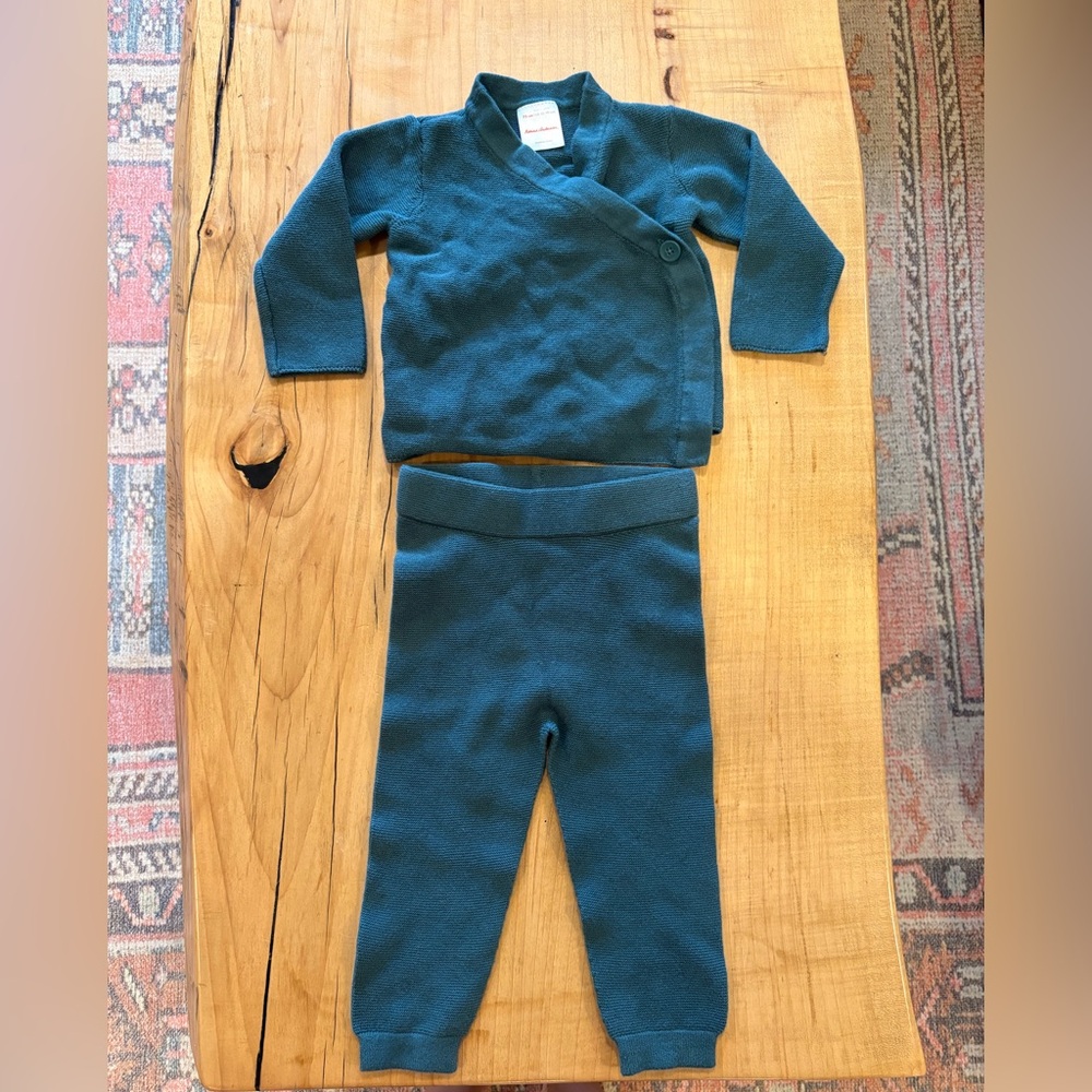 Hanna Andersson Teal Outfit